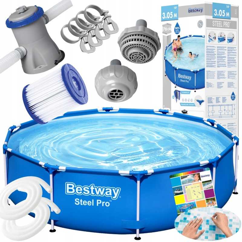 Bestway Steelpro sodo baseinas 305x76cm 56679