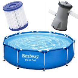 Bestway Steelpro sodo baseinas 305x76cm 56679