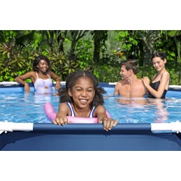 Large round frame pool for the garden, family, 366x366cm, bestway 56706