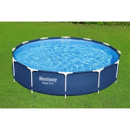 Large round frame pool for the garden, family, 366x366cm, bestway 56706