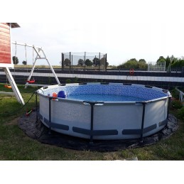 Large round frame pool for the garden, family, 366x366cm, bestway 56706