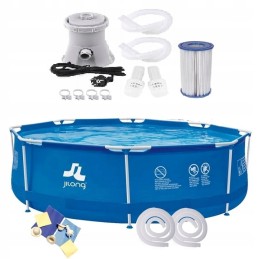 Sodo rėmo baseinas 360x76 cm siurblys