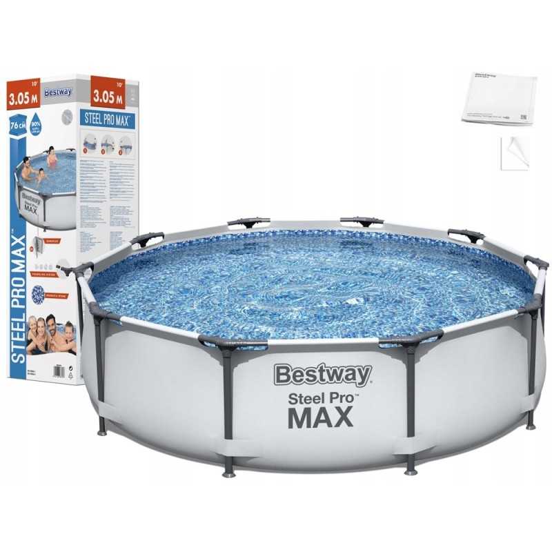 Bestway karkasinis sodo baseinas 305cm x 76cm plieninis pro max 56406