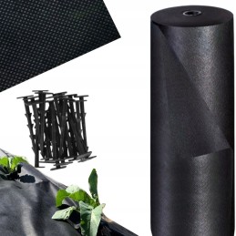Agrotekstilė piktžolėms 100g kilimėlis 0,6 x 100m + kaiščiai