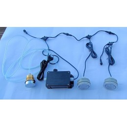 LED povandeninis šviestuvas su valdikliu ir jungikliu 7 spalvų SPA voniai