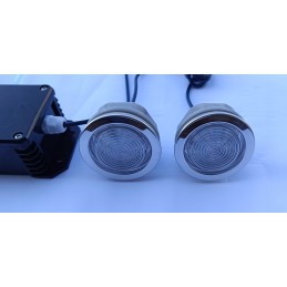 LED povandeninis šviestuvas su valdikliu ir jungikliu 7 spalvų SPA voniai