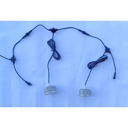 LED povandeninis šviestuvas su valdikliu ir jungikliu 7 spalvų SPA voniai