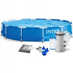 Intex karkassbassein 305x76cm 4485l pumbaga 28202