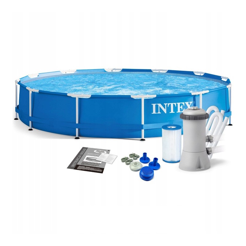 Intex karkassbassein 305x76cm 4485l pumbaga 28202