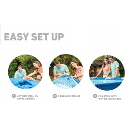 Intex frame pool 305x76cm 4485l with pump 28202