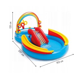 Vaikų baseinas, sodas, didelė pripučiama žaidimų aikštelė, pripučiamas kamuolys