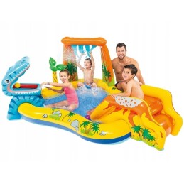 Intex dinozaurų slėnio pripučiamas žaidimų aikštelės baseinas