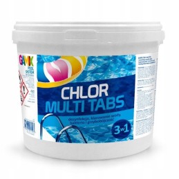 Chloro multi tablečių gamix baseinams 200g 5kg 3in1