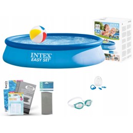 Išplečiamas sodo baseinas 396x84 intex 28143 rinkinys 8in1 modelis 2024