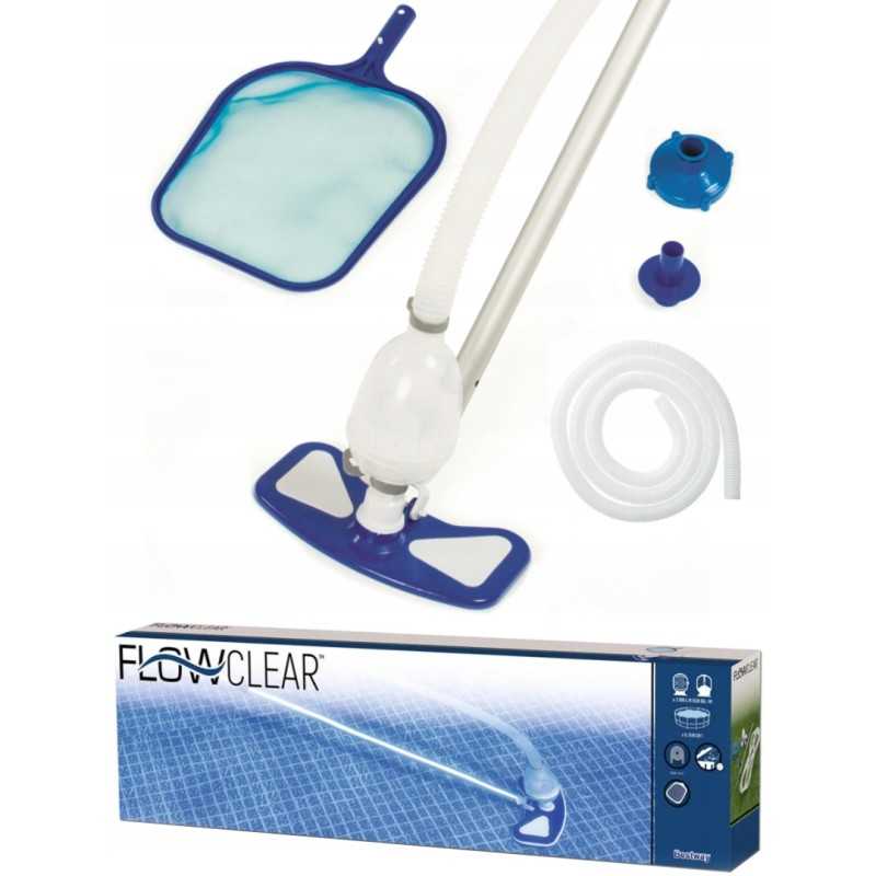 Bestway 58234 baseino valymo dulkių siurblys, tinklelio valymo rinkinys