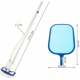 Bestway 58234 baseino valymo dulkių siurblys, tinklelio valymo rinkinys