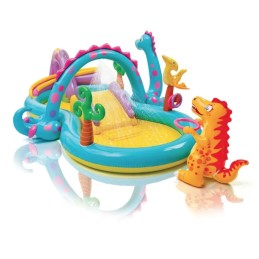 Pripučiamas baseinas vaikams vandens žaidimų aikštelė čiuožykla fontanas intex 57135