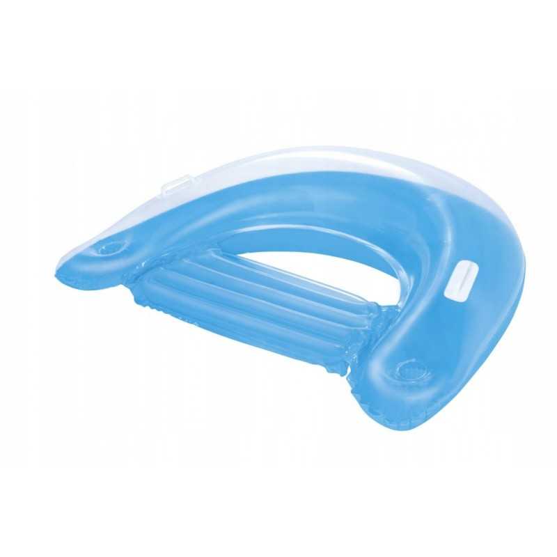 Bestway mėlynas tingus poilsio fotelis su atlošu