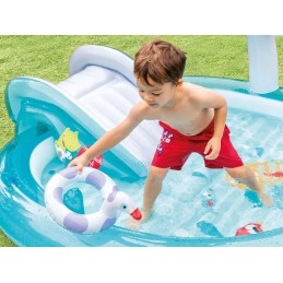 Intex žaidimų aikštelės baseinas 201x170x84 cm sodo karkaso baseino vonia