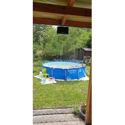 Dārza karkasa baseins bestway 56681 366x76cm sūkņa filtrs