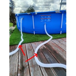 Dārza karkasa baseins bestway 56681 366x76cm sūkņa filtrs