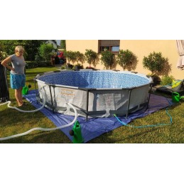 Dārza karkasa baseins bestway 56681 366x76cm sūkņa filtrs