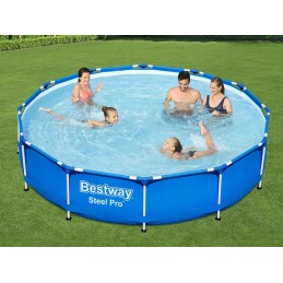 Apaļa rāmja baseins bestway 56681 366 x 76 cm