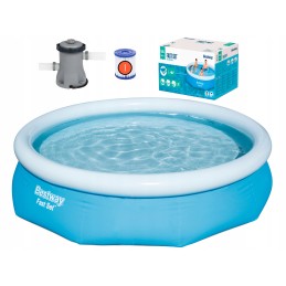 Bestway išsiplėtimo baseinas vaikams 305 76 cm filtro siurblio filtras