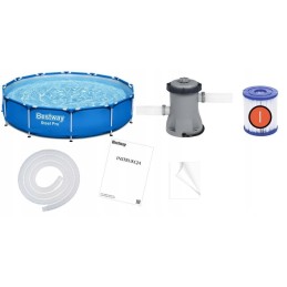 Bestway karkasa baseins 366cm x 76cm 8in1 56681