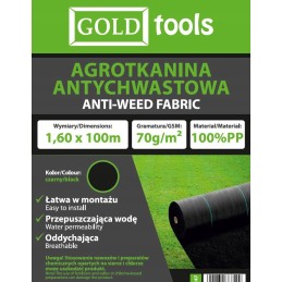 Žemės ūkio audinys nuo piktžolių 1 6mx100m 70g m2 stiprus