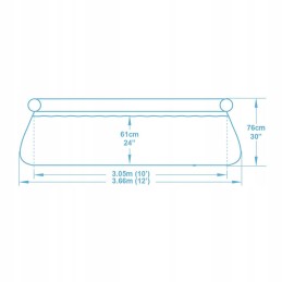 Išplečiamasis sodo baseinas 366 x 76 cm 4in1 bestway 5