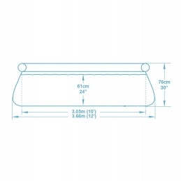 4in1 išsiplečiantis sodo baseinas, patvarus, storas ir didelis