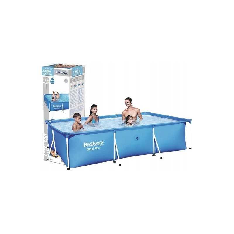 Plieninis sodo baseinas 300x201x66 bestway 56404