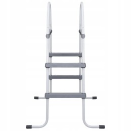 Pilkos baseino kopėčios, 84 cm, plieninės