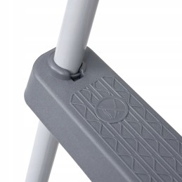 Pilkos baseino kopėčios, 84 cm, plieninės