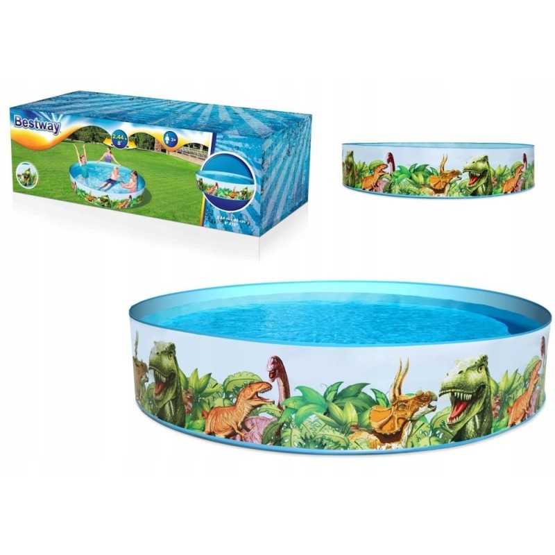 Dinozaurų sodo baseinas 244 cm x 46 cm bestway 55001