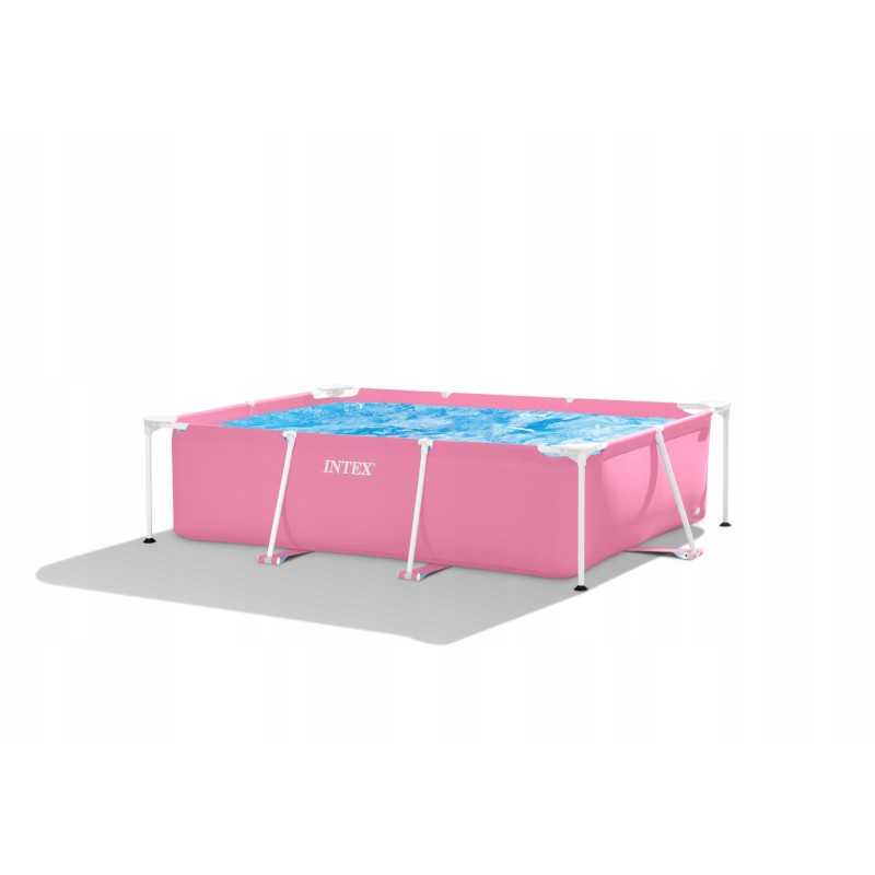 Stačiakampis sodo baseinas 220x150x60cm intex rožinė 28266