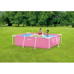 Stačiakampis sodo baseinas 220x150x60cm intex rožinė 28266