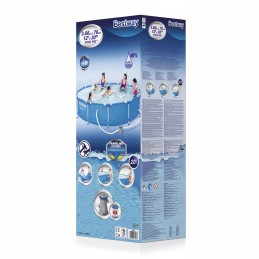 Bestway rėmo baseinas 366cm x 76cm 56681 siurblys