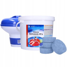 11in1 chloras baseinui 5kg 200g daugiafunkcinės tabletės sūkurinės vonios plūdurui