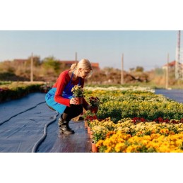 Labai storas agritella premium agroaudimas 110g, dydis 1,6x10m, juodas