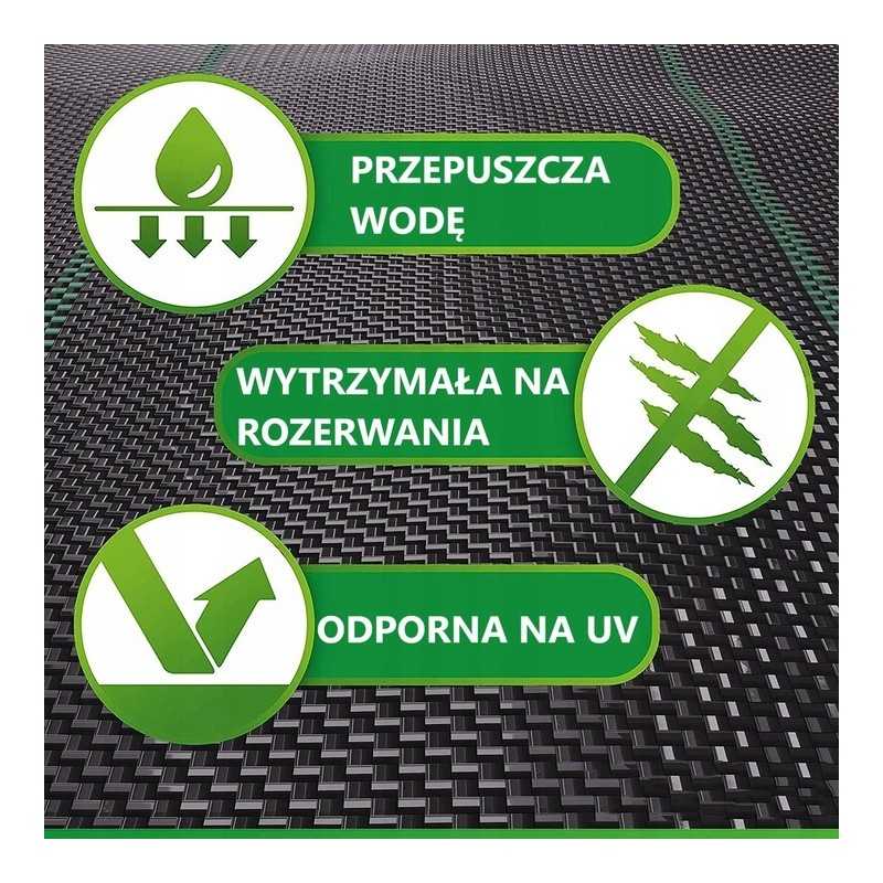 Agrotkanina žalia 1 60 mx 20m labai tvirtas kilimėlis piktžolėms žievės akmeniui