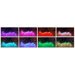 10 mažų šviesos diodų, žalvarinis mygtukų valdiklis sūkurinėms vonioms, sūkurinėms SPA vonioms