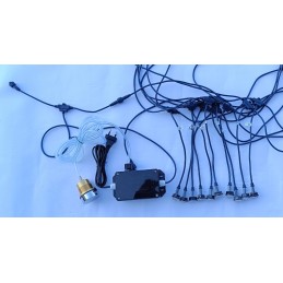 10 mažų šviesos diodų, žalvarinis mygtukų valdiklis sūkurinėms vonioms, sūkurinėms SPA vonioms