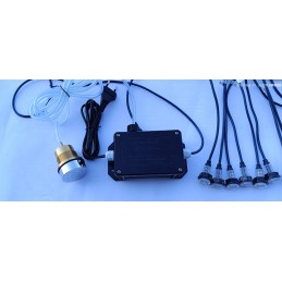 10 mažų šviesos diodų, žalvarinis mygtukų valdiklis sūkurinėms vonioms, sūkurinėms SPA vonioms