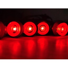 10 mažų šviesos diodų, žalvarinis mygtukų valdiklis sūkurinėms vonioms, sūkurinėms SPA vonioms