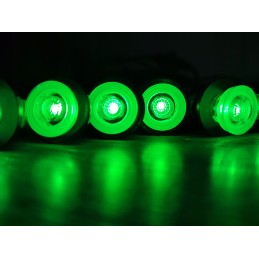 10 mažų šviesos diodų, žalvarinis mygtukų valdiklis sūkurinėms vonioms, sūkurinėms SPA vonioms