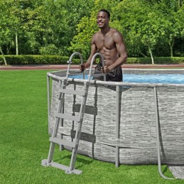 Bestway 4 pakopų flowclear baseino kopėčios 107cm