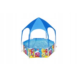 Karkasinis sodo baseinas su stogu 183 cm x 51 cm bestway 5618t
