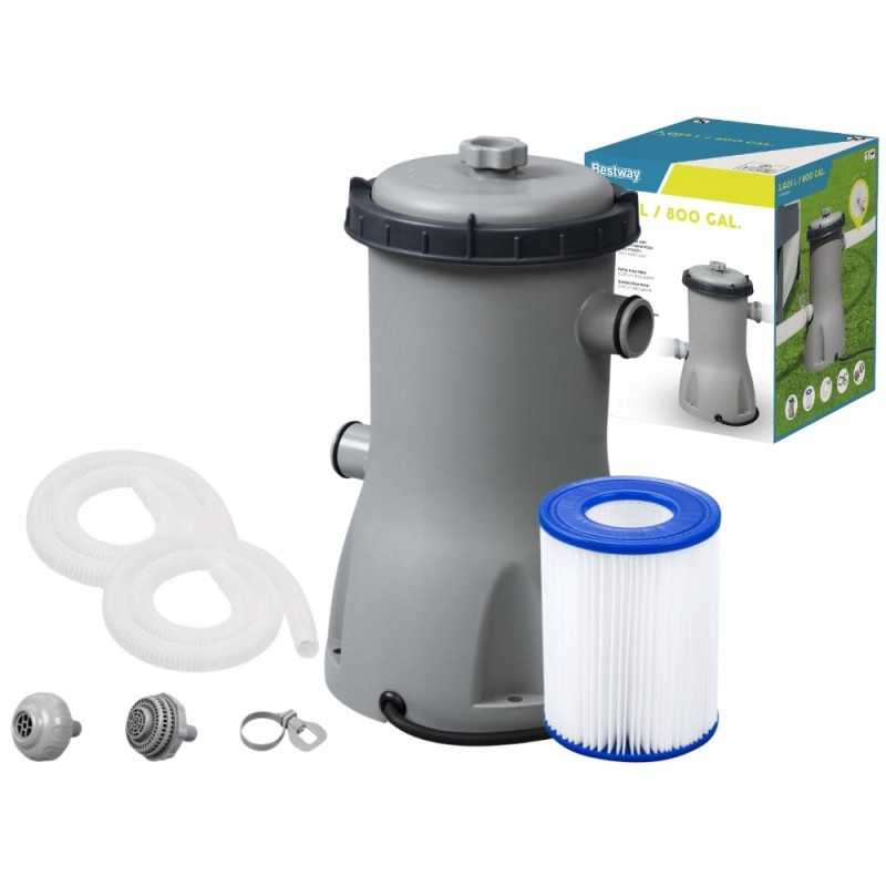 Baseino kasetinis filtro siurblys, baseino filtras 3028 lh bestway 58386